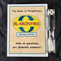 Blabonyms Original Edition card deck, premium game of synonyms, paraphrases